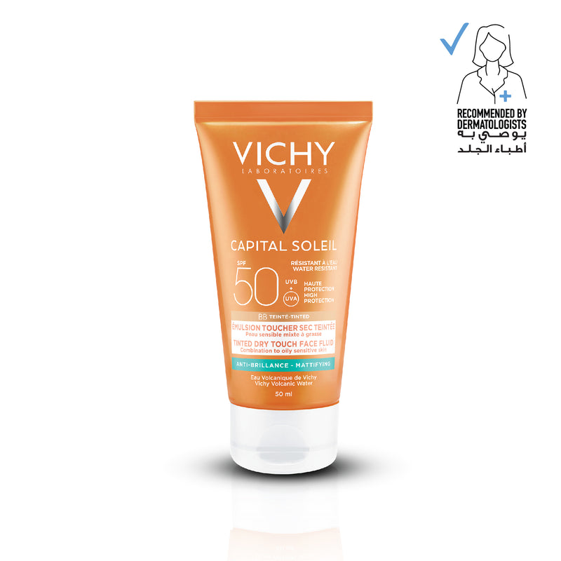 VICHY Capital Soleil Mattifying BB Tinted SPF 50 Face Fluid - 50 ML
