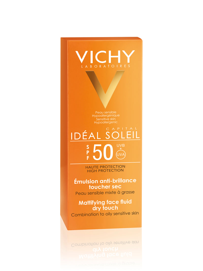 VICHY Capital Soleil Dry Touch SPF 50 Mattifying Face Fluid - 50 ML