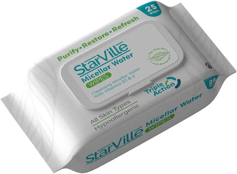 StarVille Micellar Water Wipes 25