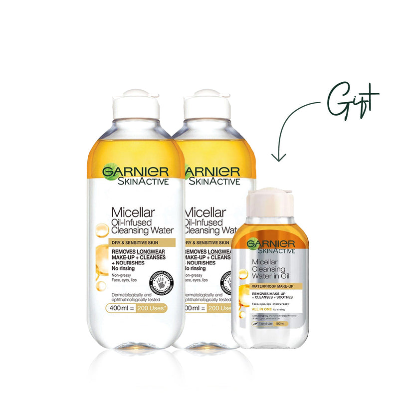 Garnier Micellar In Oil Bundle