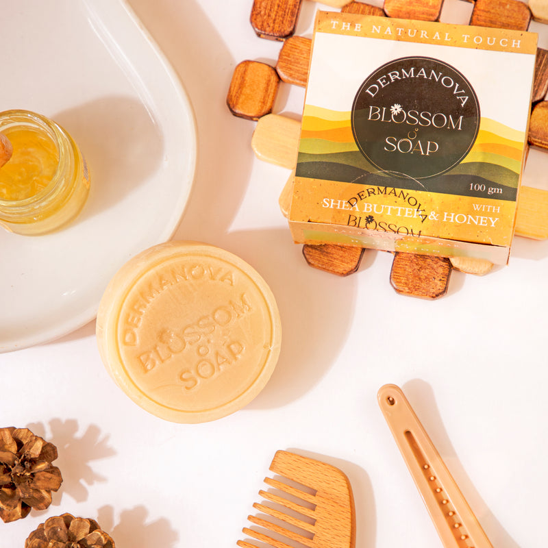 DermaNova Bloosm Soap Shea Butter & honey