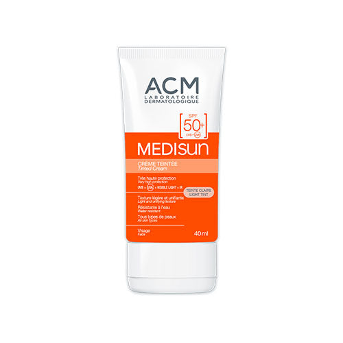 EXP: 2/26 - MEDISUN  LIGHT TINTED CREAM SPF50+  40ML
