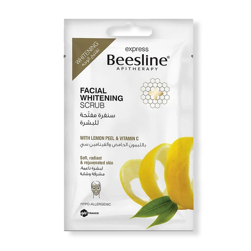 BEESLINE Facial Whitening Scrub - 25 Gx10 Packets