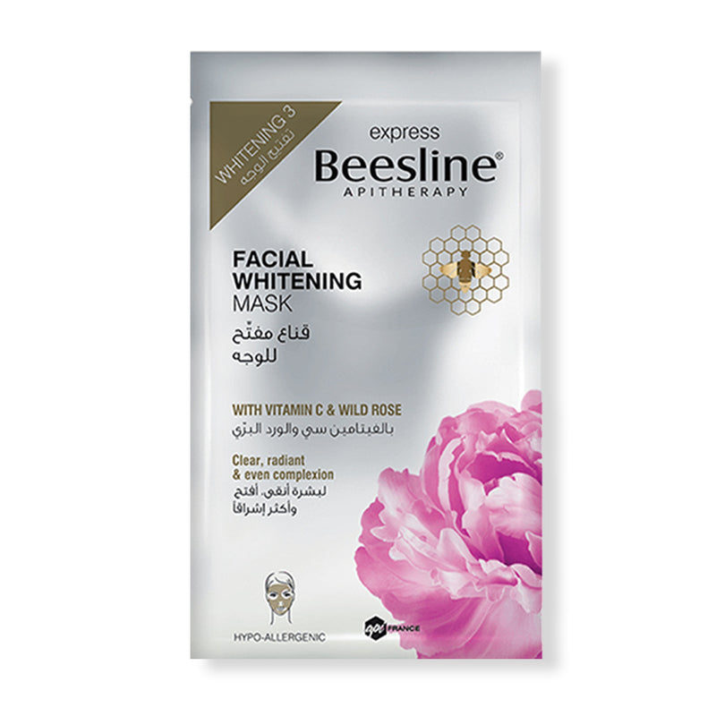 BEESLINE Facial Whitening Mask Box - 25 Gx10 Packets