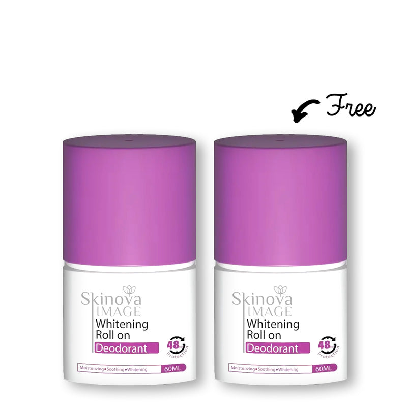 Buy 1 get 1 Free: SKINOVA IMAGE Whitening Roll on Berries - 60 ml