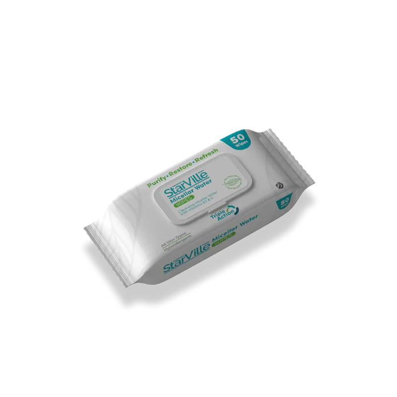 StarVille Micellar Water Wipes 50