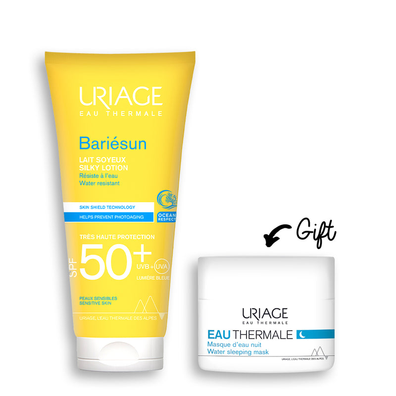 Bariesun Spf50+ Milk 100ml + Uriage Sleeping Mask 15 ML (Gift)