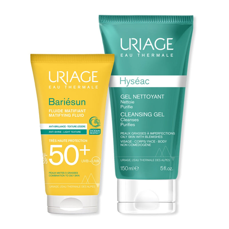 10% OFF: Bariesun Mat Spf50+ Fluide   50ml + Hyseac Cleansing Gel 150ml