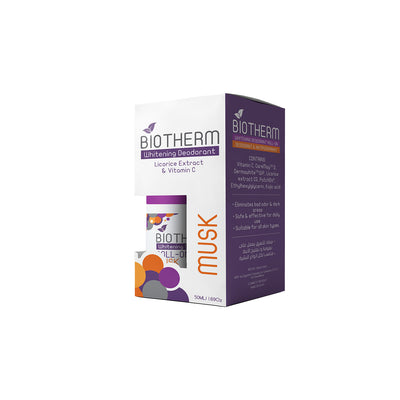 Biotherm Whitening deodorant Roll on Musk