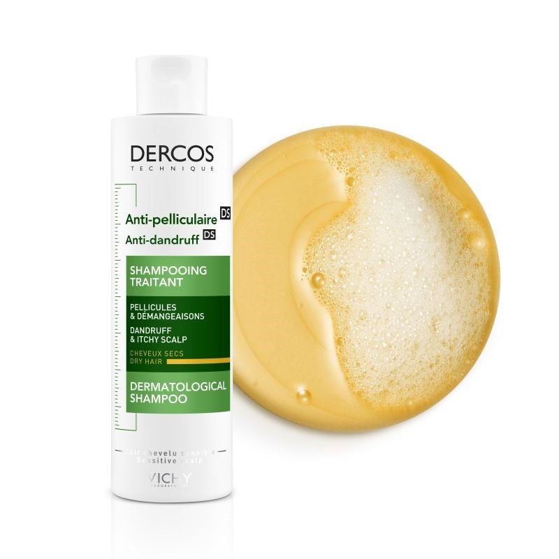 Vichy, Dercos, Anti-Dandruff Shampoo for Dry Hair, 200ml