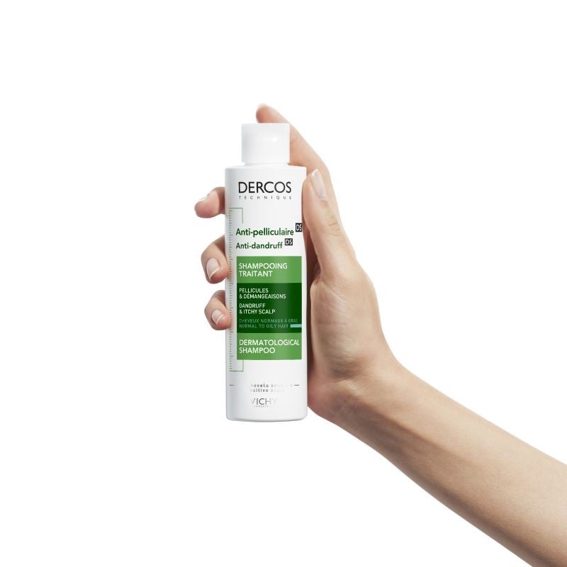 Vichy, Dercos, Anti-Dandruff Shampoo for Normal to Oily Hair, 200ml