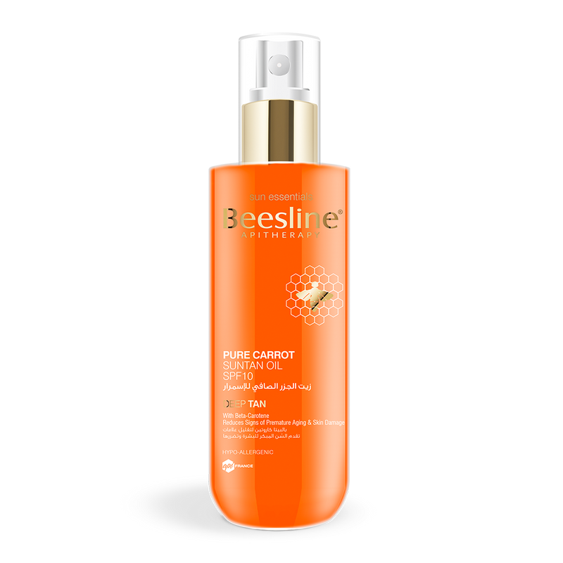 Beesline Pure Carrot Suntan Oil زيت الجزر الصافى للاسمرار