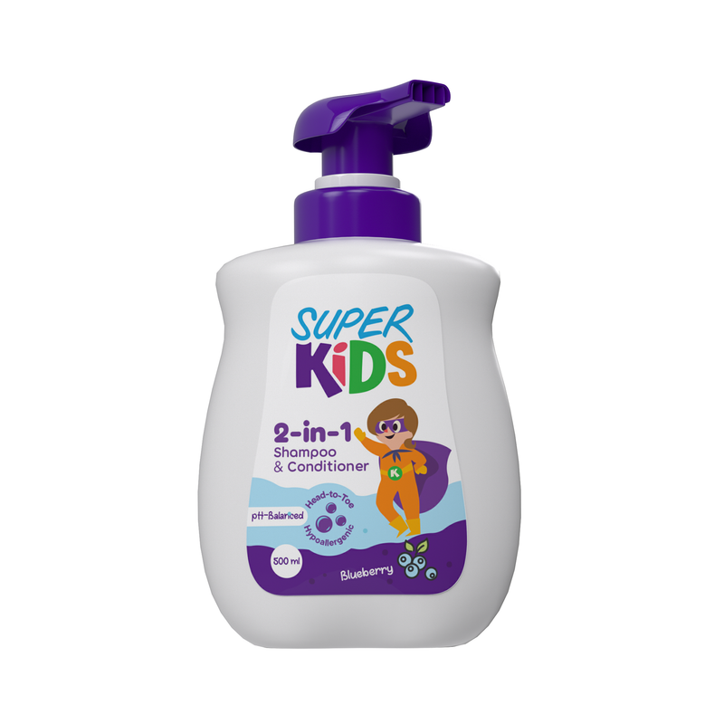 Superkids 2 in 1 (Shampoo & Conditioner) 500 ml