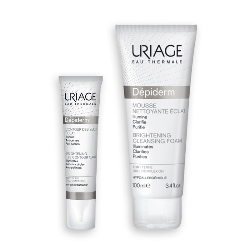 10%OFF: Depiderm Brightening  Eye Contour 15ml + Depiderm Brightening Cleansing Foam 100ml