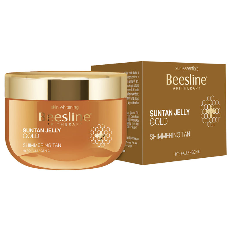 Beesline SUNTAN JELLY  GOLD جلي للاسمرار المتألق بالذهب