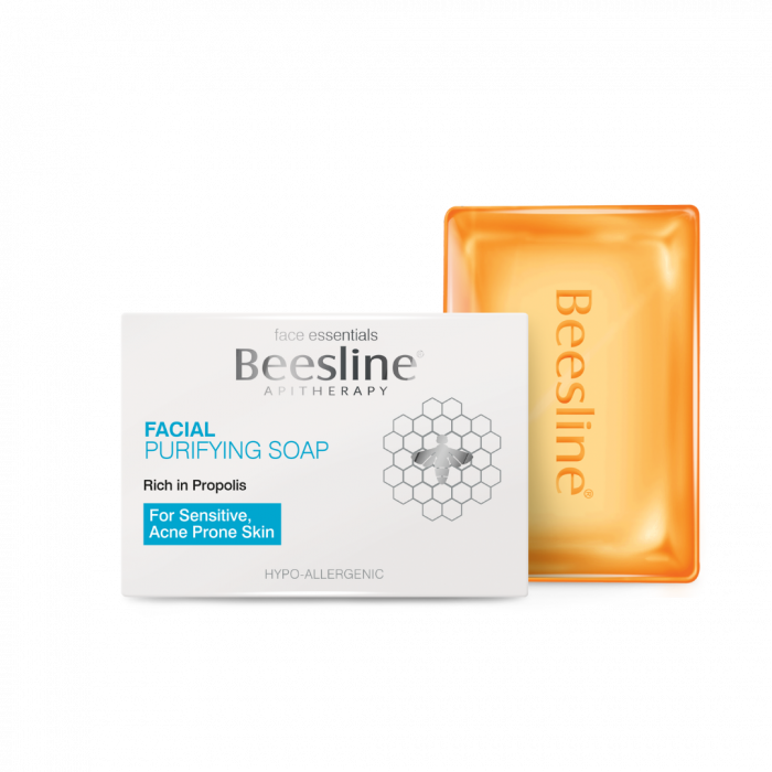 Beesline Facial Purifying Soap صابون لتنقية الوجه بصمغ النحل للبشرة الحساسة