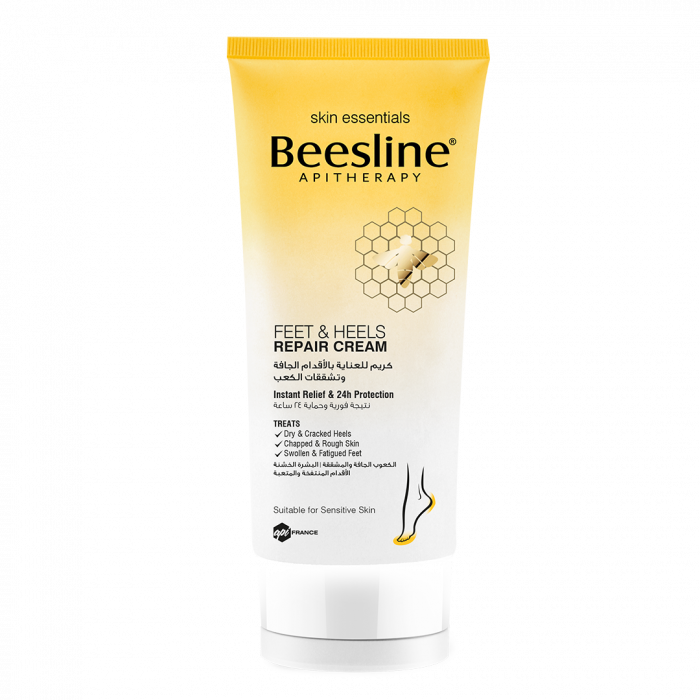 Beesline Feet & Heels Repair Creamكريم للعناية بالاقدام الجافة وتشققات الكعب غنى بالعسل وفيتامينات