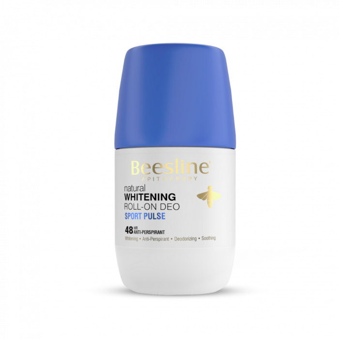 Beesline Whitening Roll On Deodorant - Deo Sport Pulseمزيل رائحه لتفتيح البشره سبورت