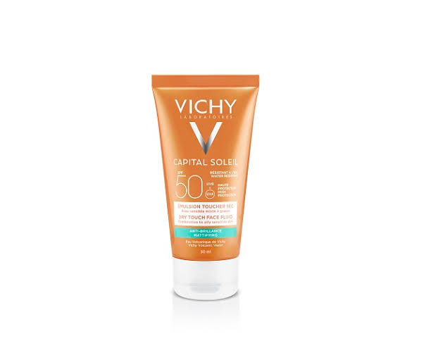 Capital Soleil Dry Touch SPF 50 Face Fluid 50ml -Mattifying